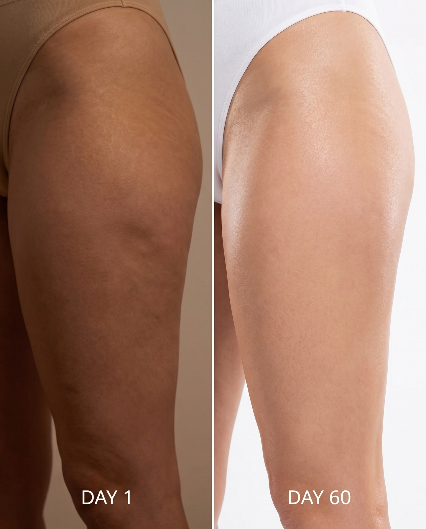 DolceBand V2 — Day 1 vs Day 60 firmness comparison